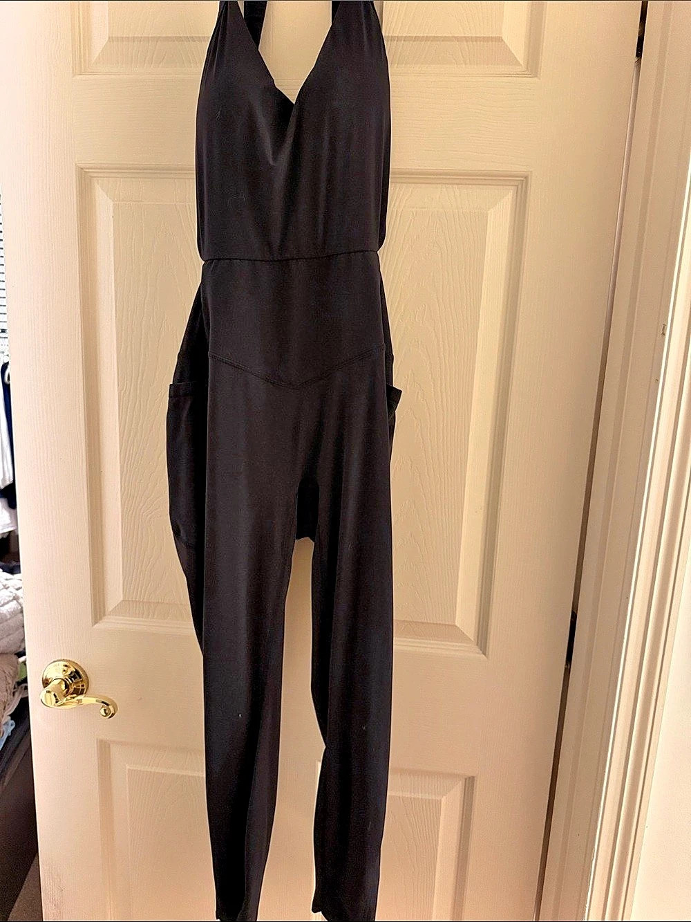 Halara UltraSculpt Tummy Control Training Jumpsuit with Pockets-Easy Peezy